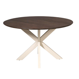 Esszimmertisch - rundes Tischblatt, Metallbeine, modernes Design – Madison | Starfurn