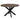 Dining Table – Round Brown Table, Black Metal Legs, Modern Design – Madison | Starfurn