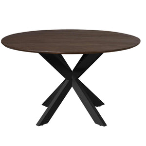 Dining Table – Round Design, Brown Tone, Mango Wood – Madison | Starfurn