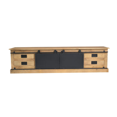 TV unit – Natural design, natural color, mango wood – Fresno | Starfurn