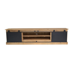 TV unit – Natural design, natural color, mango wood – Fresno | Starfurn