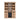 Display Cabinet – Mango Wood, Black Metal, Natural Finish – Fresno | Starfurn