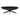 Mango wood coffee table with sandblasted top, matte black finish and metal frame – New York | Starfurn
