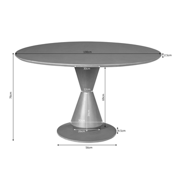 Dining Table - Mango Wood, Brown Surface, Unique Legs - Lima | Starfurn