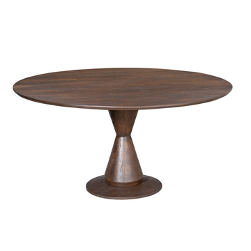 Dining Table - Mango Wood, Brown Surface, Unique Legs - Lima | Starfurn