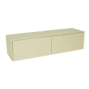 TV Cabinet – Sand-colored Surface, Mango Wood Material, Floating Design – Madison | Starfurn