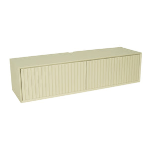 TV Cabinet – Sand-colored Surface, Mango Wood Material, Floating Design – Madison | Starfurn