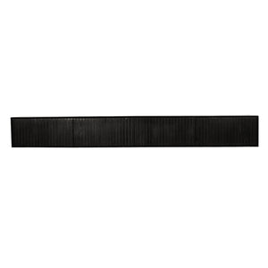 Floating TV Unit - Mango Wood, Vertically Grooved Doors, Handleless with Push-to-Open, Wall Mounted - Madison | Starfurn