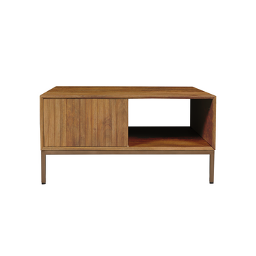 TV-Möbel – Mangoholz, Lattenfront, Naturfarbe – Madison | Starfurn