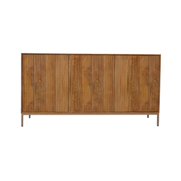 TV-Möbel – Mangoholz, Lattenfront, Naturfarbe – Madison | Starfurn