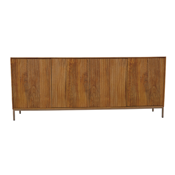 TV-Möbel – Mangoholz, Lattenfront, Naturfarbe – Madison | Starfurn
