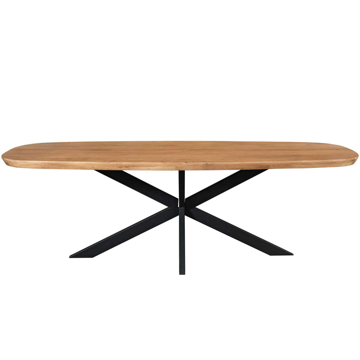 Dining Table – Mango Wood, Natural Color, Oval Shape – Madison | Starfurn