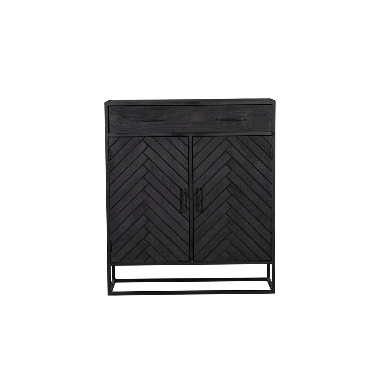 Cabinet New York | Mango wood and steel | 100 cm