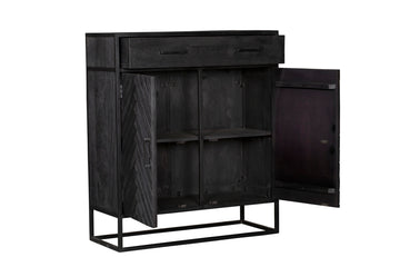 Cabinet New York | Mango wood and steel | 100 cm