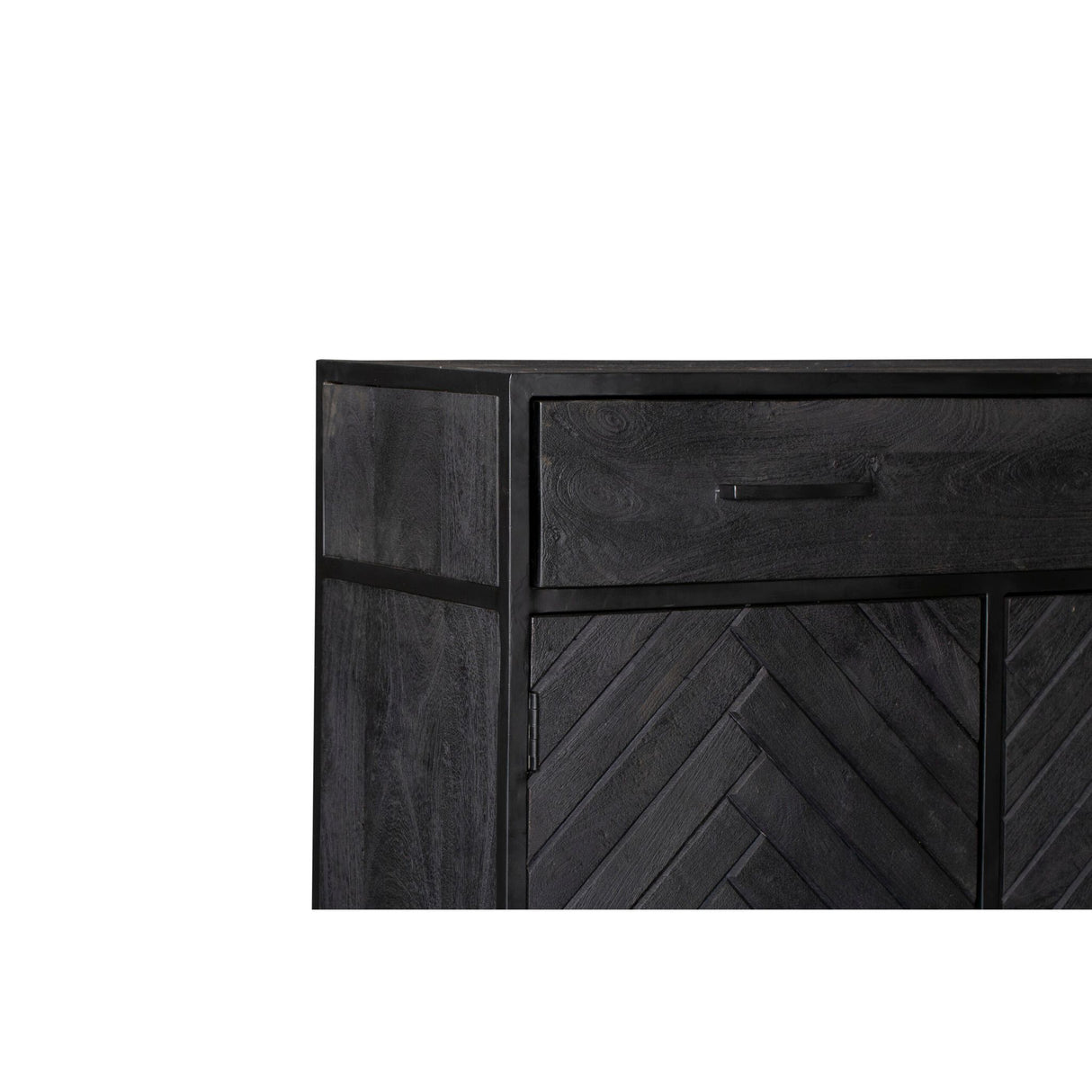 Cabinet New York | Mango wood and steel | 100 cm