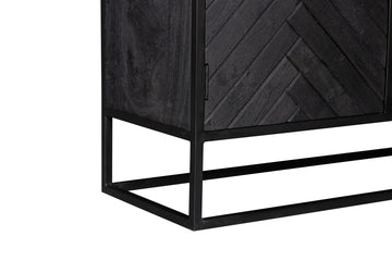 Cabinet New York | Mango wood and steel | 100 cm