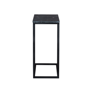 Beistelltisch – Schwarze Marmorplatte, Metallrahmen, Lackierte Oberfläche – Slider | Starfurn