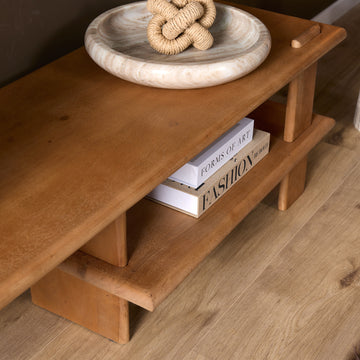 TV-Möbel – Modernes Design, Naturfarbe, Mangoholz – Lina | Starfurn