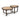 Coffee table – Travertine top, mango wood, brown finish – Morris | Starfurn