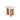 Side Table – Mango Wood Material, Botticino Marble Top, Triangular Design – Nuvé | Starfurn