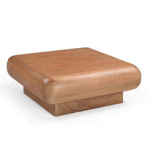 Coffee Table - Mango Wood, Natural Look, Rounded Edges - Fedde | Starfurn