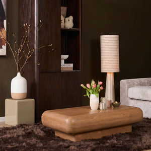 Coffee table – Modern design, natural color, mango wood – Fedde | Starfurn