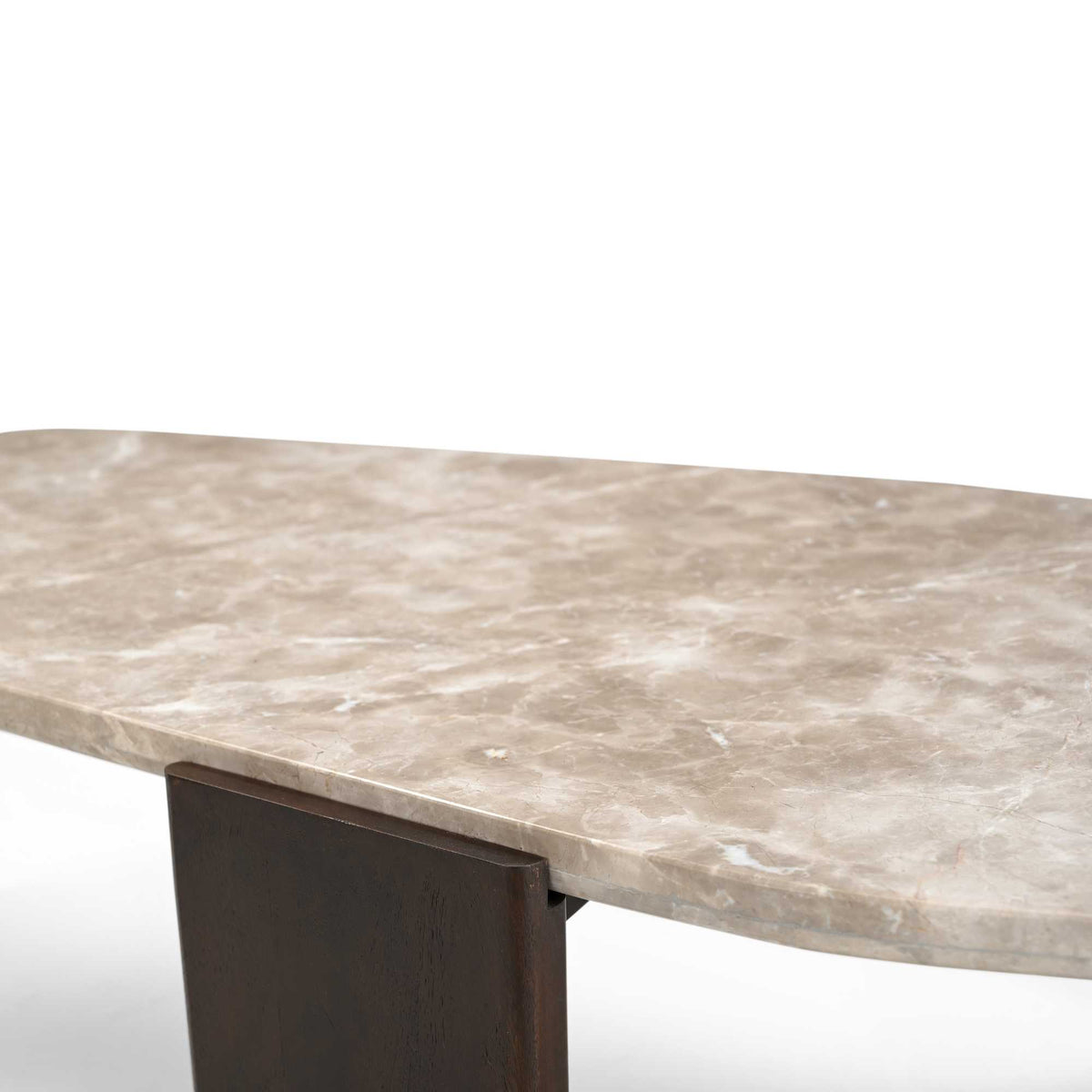 Coffee Table – Marble Tabletop, Mango Wood Frame, Modern Design – Silva | Starfurn