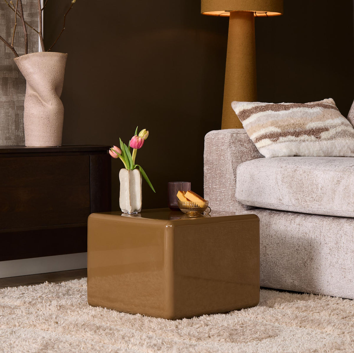 Coffee Table – Square Design, MDF Construction, Modern Design – Elias | Starfurn