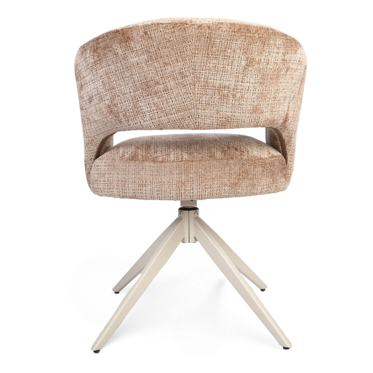 Esszimmerstuhl – Modernes Design, Sandfarbe, Stoffpolsterung – Demi | Starfurn