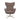 Armchair – Brown cover, swivel function, metal frame – Julia | Starfurn