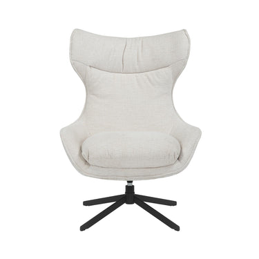 Armchair – Swivel function, metal frame, upholstered cover – Olivia | Starfurn