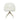 Dining Chair – Off-white Fabric, Sand Frame, Swivel Function – Bella | Starfurn