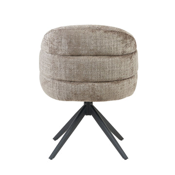 Dining Chair – Clay Upholstery, Swivel, Auto-Return – Bella | Starfurn