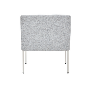 Dining Bench – Upholstered Seat, Fabric Cover, Metal Frame – Riff | Starfurn
