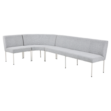Esszimmerbank – Gepolsterter Sitz, Stoffbezug, Metallgestell – Riff | Starfurn