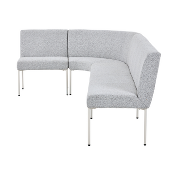 Esszimmerbank – Gepolsterter Sitz, Stoffbezug, Metallgestell – Riff | Starfurn