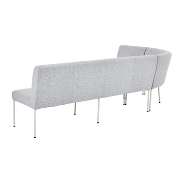 Esszimmerbank – Gepolsterter Sitz, Stoffbezug, Metallgestell – Riff | Starfurn