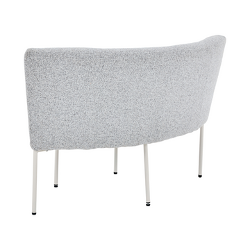 Essbank – Beiger Bezug, Gepolstertes Material, Eckiges Design – Riff | Starfurn