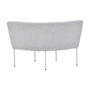 Essbank – Beiger Bezug, Gepolstertes Material, Eckiges Design – Riff | Starfurn