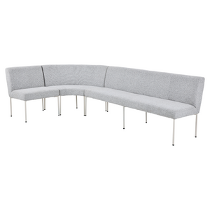 Essbank – Beiger Bezug, Gepolstertes Material, Modernes Design – Riff | Starfurn