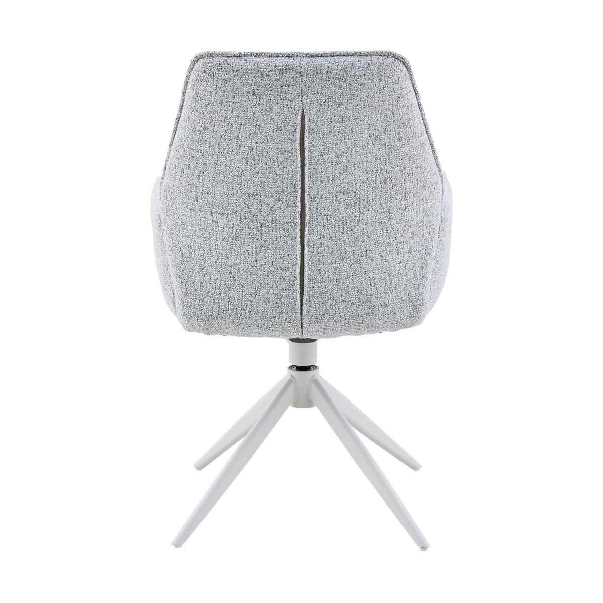 Esszimmerstuhl – Stoff Polsterung, Drehfunktion, Armlehne, Beige Farbe - Hera | Starfurn