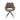 Dining Chair – Brown Cover, Swivel Function, Metal Frame – Daisy | Starfurn
