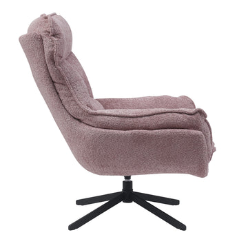Armchair – Polyester cover, swivel function, metal frame – Vera | Starfurn