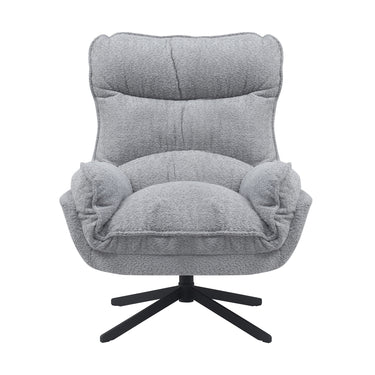 Armchair – Polyester Cover, Metal Frame, Soft Fabric, Armrests – Vera | Starfurn
