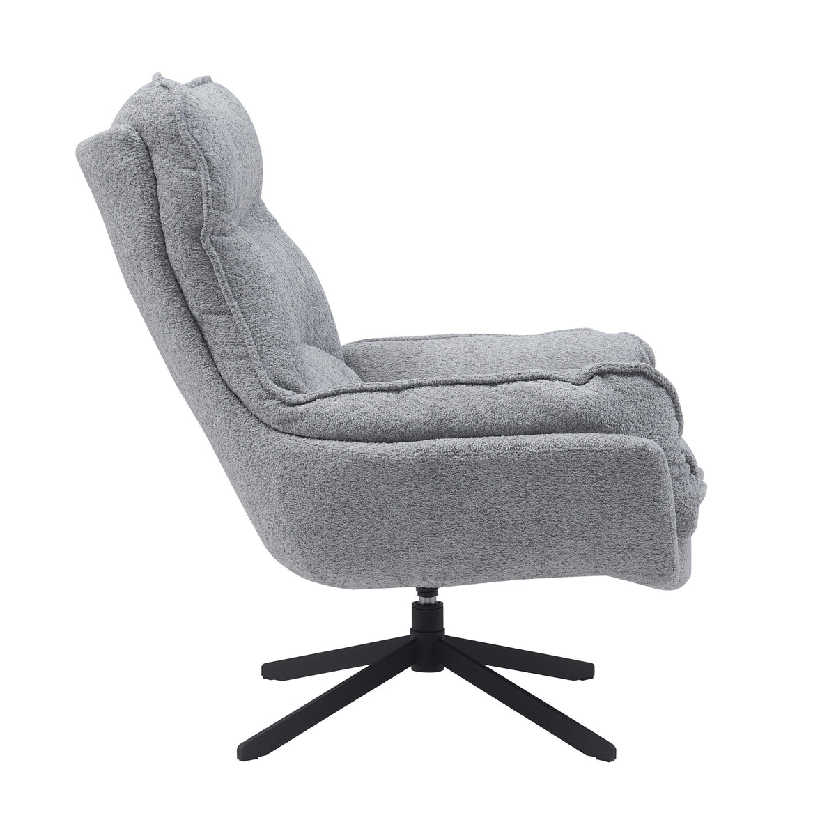 Sessel – Polyester Bezug, Metallgestell, Weich Stoff, Armlehnen – Vera | Starfurn
