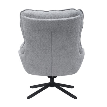 Sessel – Polyester Bezug, Metallgestell, Weich Stoff, Armlehnen – Vera | Starfurn