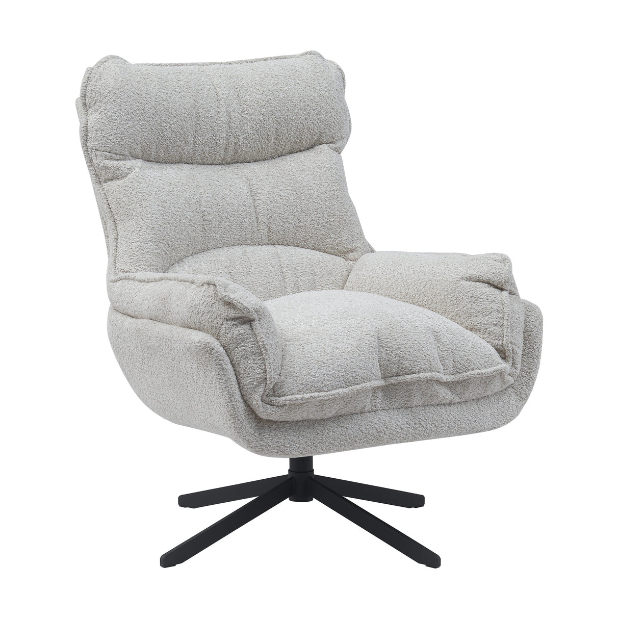 Armchair – Polyester Cover, Swivel Function, Metal Frame, Comfortable Armrests – Vera | Starfurn