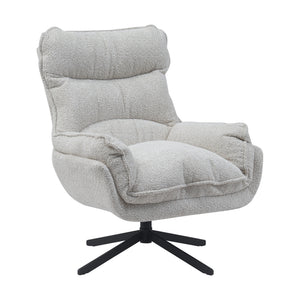 Armchair – Polyester Cover, Swivel Function, Metal Frame, Comfortable Armrests – Vera | Starfurn