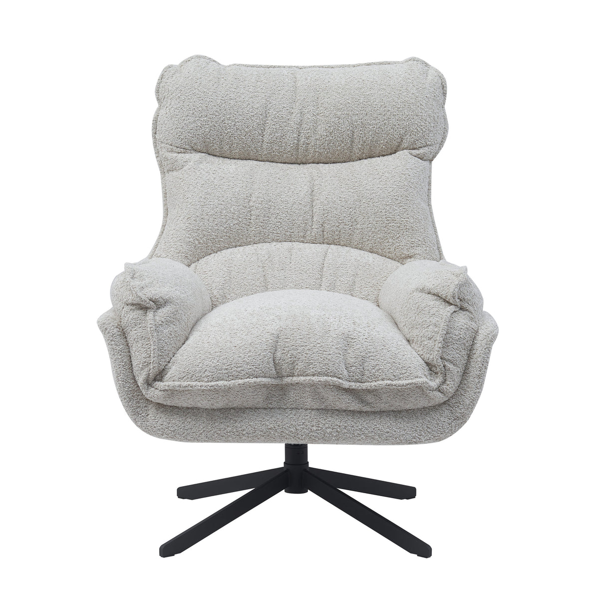 Armchair – Polyester Cover, Swivel Function, Metal Frame, Comfortable Armrests – Vera | Starfurn