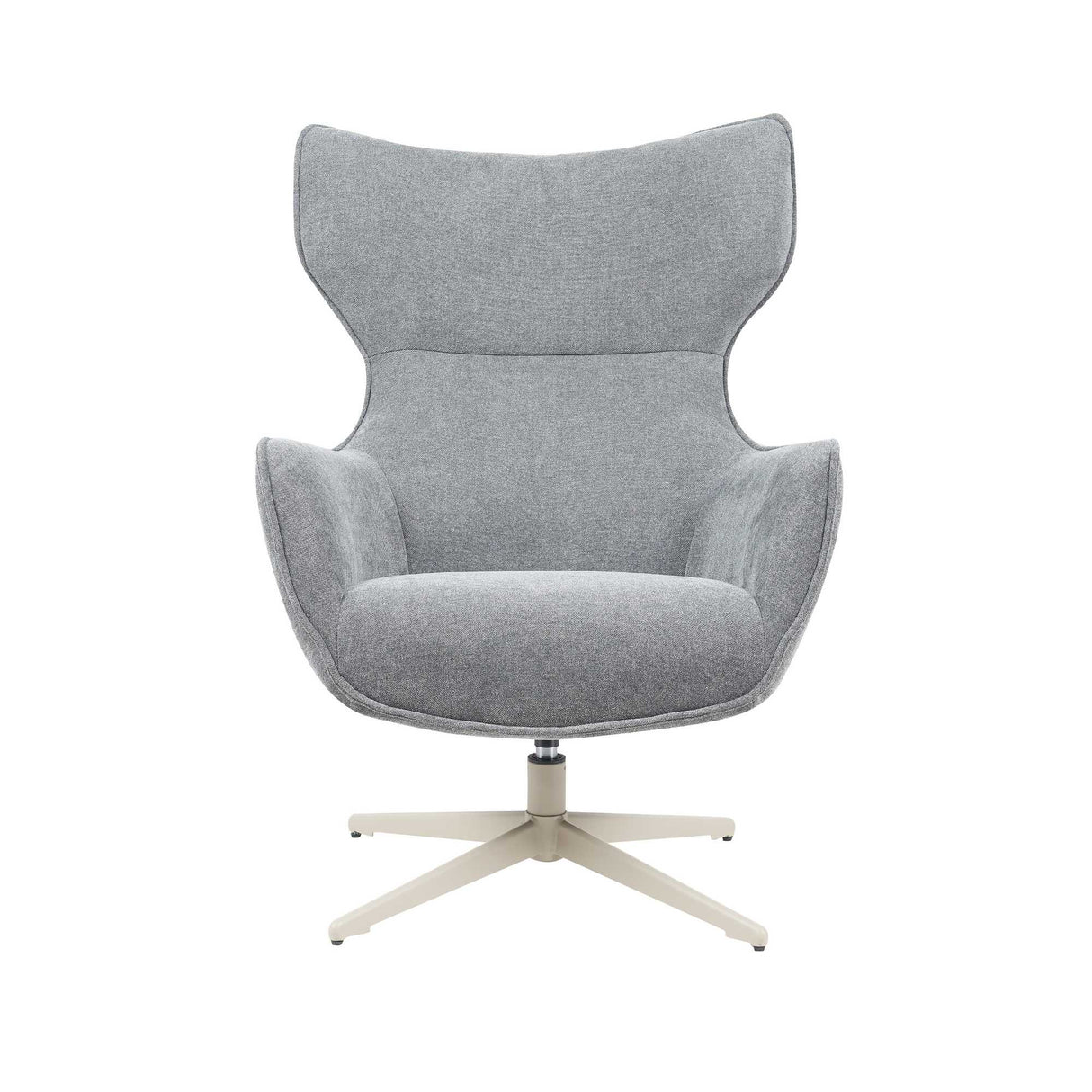 Sessel – Anthrazit Stoff, Metallgestell, Drehfunktion – Julia | Starfurn